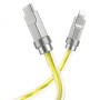USB Кабель Hoco U113 Solid Silicone Type-C to Lightning 3A 1m, Gold