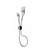 USB Data-кабель Ridea RC-XS51 X-Silicone 3A MicroUSB 0.25m, White
