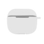 Чохол-футляр для навушників Silicone Case with microfibra для Airpods 4, White