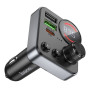 Автомобильный FM-модулятор Hoco E86 Type-C PD30W / USB QC3.0 18W, Black
