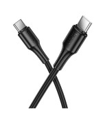 Data - кабель Hoco X120 Type-C to Type-C 60W 1m, Black