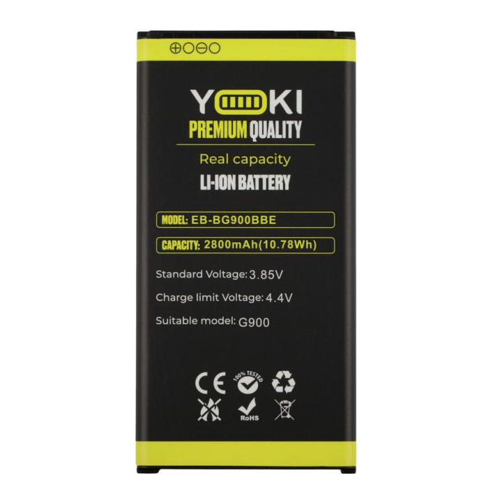 Аккумулятор Yoki EB-BG900BBE для Samsung Galaxy S5 2800mAh