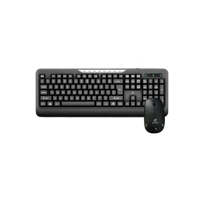 Комплект: Беспроводная Клавиатура и Мышь JEQANG JW-6800, Black