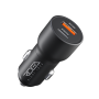 Автомобильное Зарядное Устройство Ridea RCC-30114 QPow Type-C / USB cable Type-C to Type-C, Black