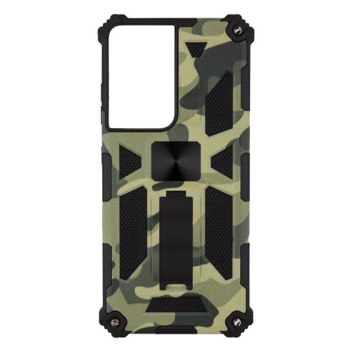 Чехол-накладка Shockproof Camouflage для Samsung Galaxy S21 Ultra