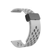 Ремінець Silicone 22mm With Magnetic для Samsung / Amazfit / Huawei, Grey