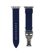 Ремешок Silicone Hermes для Watch 42 / 44 / 45 / 49 mm, Midnight Blue