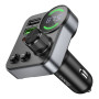 Автомобильный FM-модулятор Hoco E86 Type-C PD30W / USB QC3.0 18W, Black