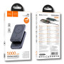 Внешний аккумулятор Power Bank с беспроводной зарядкой Hoco J160 5W 5000mAh, Grey
