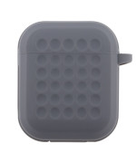Чохол-футляр для навушників Silicone Fashion Case with Hook для Airpods 1/2, Grey