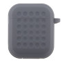 Чохол-футляр для навушників Silicone Fashion Case with Hook для Airpods 1/2, Grey