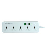 Мережевий Подовжувач LDNIO SC5614 5 socket/6 USB, White