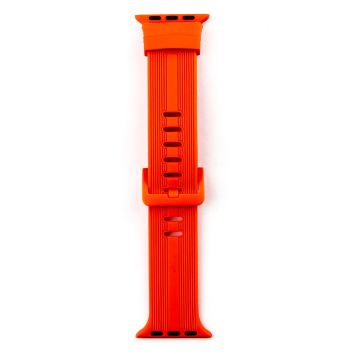 Ремінець Silicone Shine для Apple Watch 38/40/41 mm, Orange Red