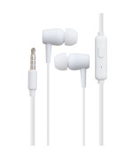Вакуумні навушники-гарнітура Celebrat G13, white