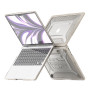 Накладка для ноутбука TPU - PC Hex Shield для MacBook Pro 14" 2024 / 2023 / 2021 black