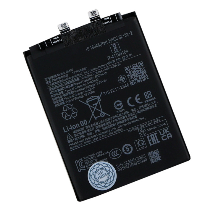 Аккумулятор BM5V для Xiaomi Redmi Note 13 Pro 5G / Poco X6 5100mAh, AAAA