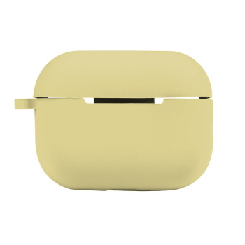 Чохол Silicone Case with hook для Airpods Pro 2, Crem yellow