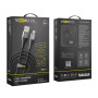 Data - кабель YOKI SOLID YK-SO15 USB to Lightning 2m, Black