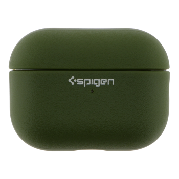 Чехол TPU Spigen Leather Armor для Airpods Pro 3, Pitch Green