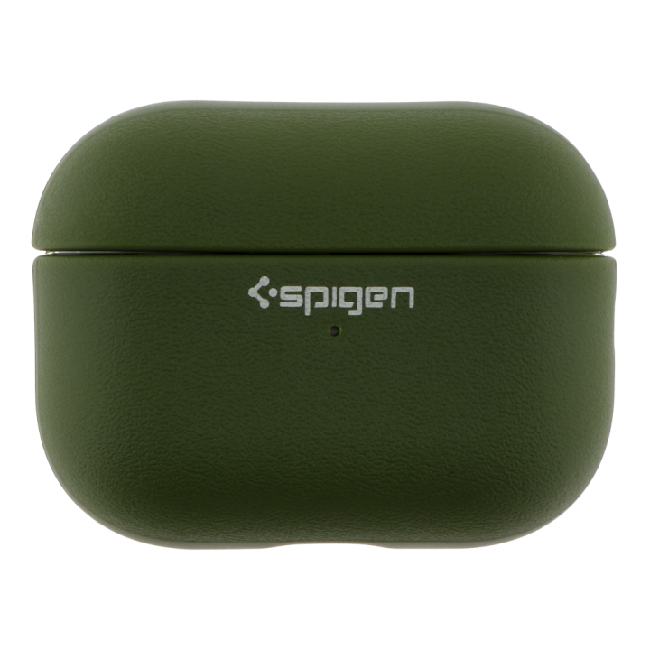 Чохол TPU Spigen Leather Armor для Airpods Pro 3, Pitch Green