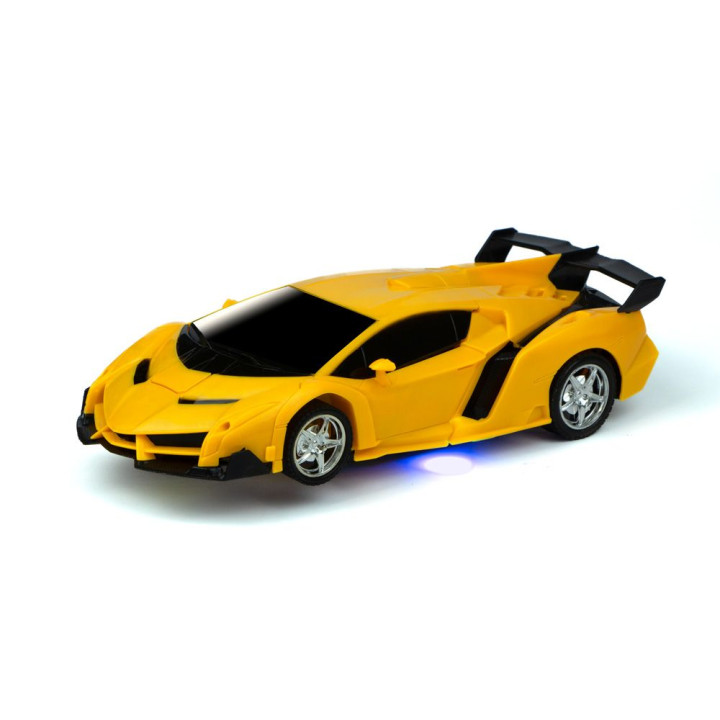 Трансформер Lamborghini 5A-799 в коробке 17.5*15.5*21.5 cm, yellow