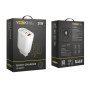 Сетевое зарядное устройство YOKI Led Series YK-20 USB QC3.0 / Type-C PD20W, White