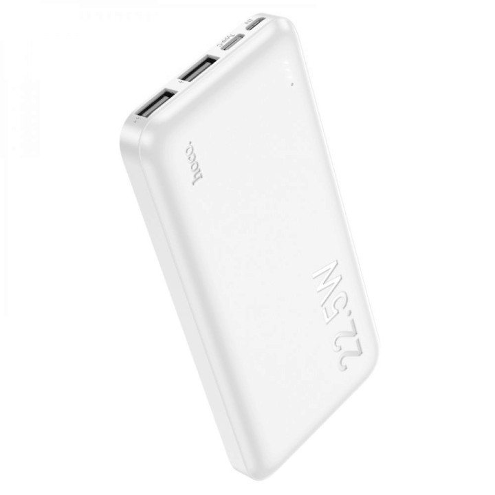 Портативна батарея Power Bank Hoco J101 Astute 22.5W 10000 mAh, White