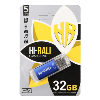 USB Flash Drive Hi-Rali Rocket 32gb, Blue