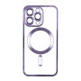 Чехол - накладка TPU Metallic Full Camera with Magsafe для iPhone 14 Pro Max red