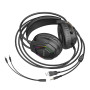 Ігрові дротові навушники Borofone BO105 Thunder, Black