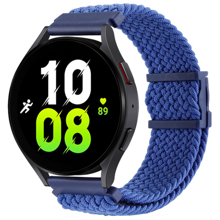 Ремешок Nylon 20mm Elastic Adjustment для Samsung / Amazfit / Huawei, Blue