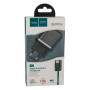 Сетевое Зарядное Устройство Hoco N3 USB QC3.0 PD 18W cable USB to Type-C 3A, Black