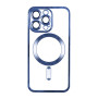 Чехол - накладка TPU Metallic Full Camera with Magsafe для iPhone 14 Pro Max red