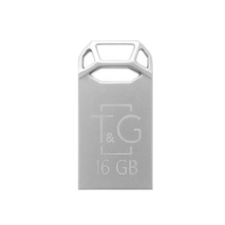 USB флешка Flash Drive T&G Metal 110 16gb, Steel