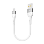 USB Data-кабель Ridea RC-XS51 X-Silicone 3A MicroUSB 0.25m, White