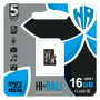 Карта Пам'яті Hi-Rali MicroSDHC 16gb UHS-1 Class 10, Black