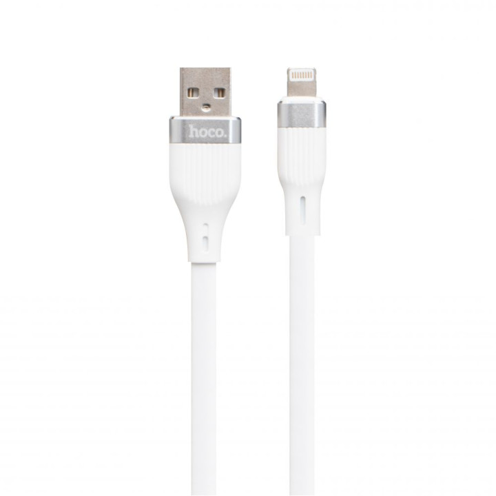 Data Кабель USB Hoco U72 Forest Silicone Lightning, 2,4А, 1,2м, White