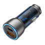 Автомобільний зарядний пристрій Hoco NZ8 Sprinter 43W PD25W QC3.0 Blue