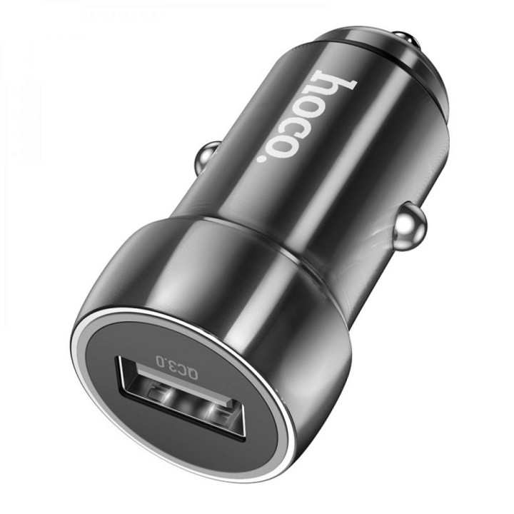 Автомобільний зарядний пристрій Hoco Z46 18W QC3.0, Sapphire blue