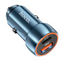 Автомобільний зарядний пристрій Hoco Z46A Type-C PD20W USB QC3.0 3A без кабелю, Sapphire blue
