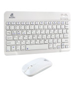 Бездротова Клавіатура та Миша JEQANG JB-350 Bluetooth charging, White