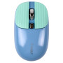 Беспроводная Bluetooth клавиатура с мышкой TWolf TF660, Blue