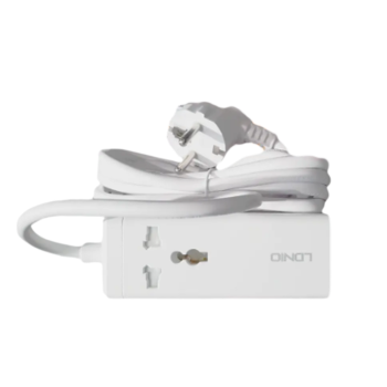 Мережевий подовжувач LDNIO SC1418 Power Strip PD/QC 65W, White