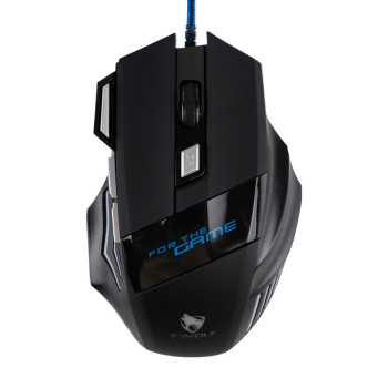 Ігрова USB миша TWolf M1 1.4m, Black