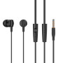 Вакуумные проводные наушники Celebrat G35 1.2м, Black