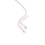 USB кабель XO NB-Q226B 60W Silicone 2-color Type-C to Type-C, Pink
