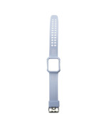 Ремінець Silicone Shine для Apple Watch 40/41 mm + Protect Case, Sky Blue