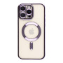 Чехол - накладка TPU Metallic Full Camera with Magsafe для iPhone 16 Pro Max