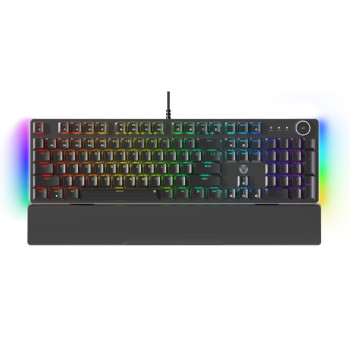 Ігрова USB клавіатура FANTECH MAXPOWER II MK894 Speed Grey Switch з RGB підсвічуванням, Black
