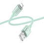 USB Кабель Borofone BU44 Sincero Lightning 2.4A 1.2m, Green